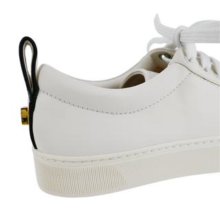 STUART WEITZMAN | Ivory Leather Low-Top Sneakers