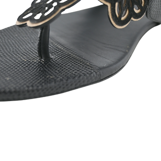 FENDI | Laser-Cut Textured Sandals