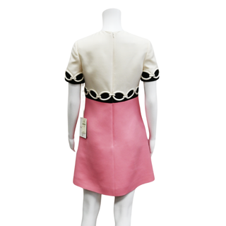 VALENTINO | Multicolor Contrast Mini Sheath Dress