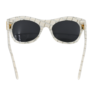 BOTTEGA VENETA | Ivory Cubed Cat-Eye Sunglasses