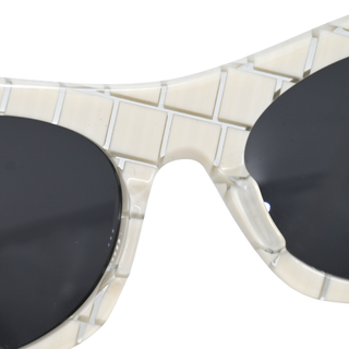 BOTTEGA VENETA | Ivory Cubed Cat-Eye Sunglasses