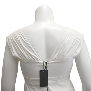 PRADA | White Poplin Bow Blouse