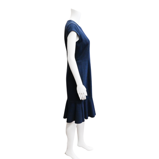 AKRIS PUNTO | Indigo Blue Sheath Dress