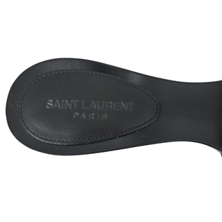 SAINT LAURENT | Black Pointy Leather Heels