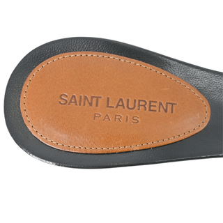 SAINT LAURENT | Tan Pointy Leather Heels