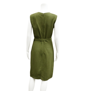 BURBERRY | Macy Belted Sleeveless Dress