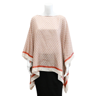 BRUNELLO CUCINELLI | Embellished Printed Silk Blouse