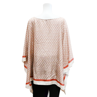 BRUNELLO CUCINELLI | Embellished Printed Silk Blouse