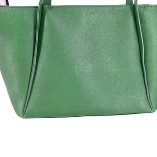 AKRIS | Kelly Green Leather Shoulder Bag