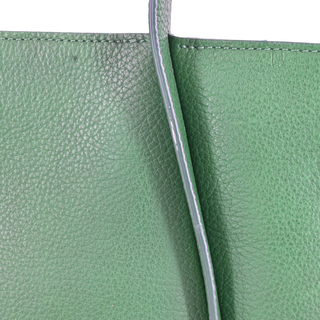 AKRIS | Kelly Green Leather Shoulder Bag