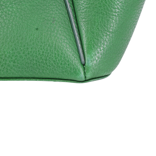 AKRIS | Kelly Green Leather Shoulder Bag