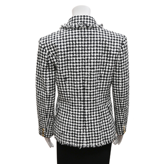 BALMAIN | Tweed Houndstooth Blazer