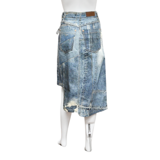 ANDERSSON BELL | Rework Denim Midi Skirt