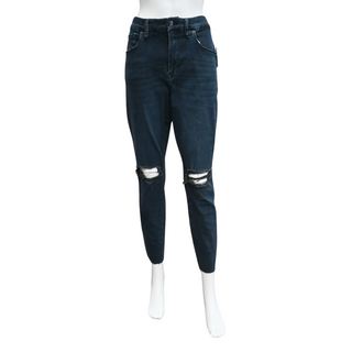 GOOD AMERICAN | Distressed Good Leg Cropped Skinny Jeans