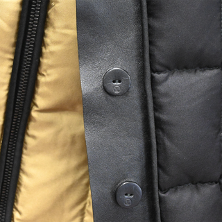 LOUIS VUITTON | Colorblock Quilted Layered Coat