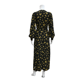 GANNI | Floral Print Wrap Dress