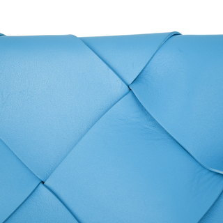 BOTTEGA VENETA | Blue Nappa Blown Up Intrecciato Clutch