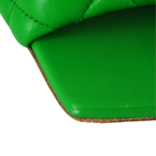 BOTTEGA VENETA | Kelly Green Padded Heels