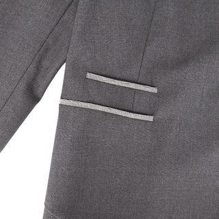 BRUNELLO CUCINELLI | Wool Dark Grey Blazer