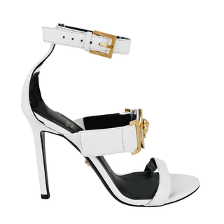 VERSACE | Medusa Buckle Leather Heels