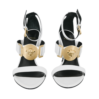 VERSACE | Medusa Buckle Leather Heels