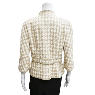 CHANEL | Houndstooth Tweed Jacket