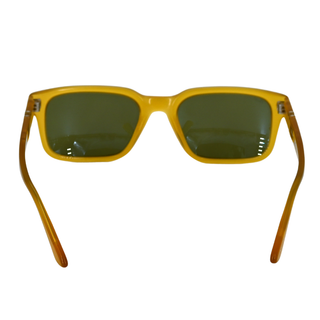 PERSOL | Honey Yellow Rectangular Sunglasses