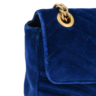 GUCCI | GG Marmont Velvet Medium Shoulder Bag