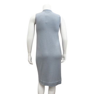 LAFAYETTE148 | Cashmere Slate Blue Knit Dress