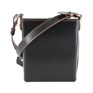 PERRIN | Half-Cylinder Leather Crossbody Bag