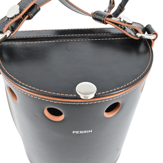 PERRIN | Half-Cylinder Leather Crossbody Bag