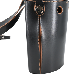 PERRIN | Half-Cylinder Leather Crossbody Bag