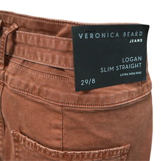 VERONICA BEARD | Logan Terracotta Straight Leg Jeans