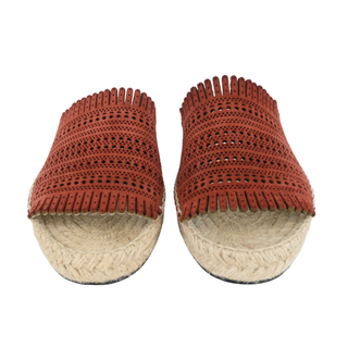 ALAIA | Vienne Laser-Cut Suede Espadrilles