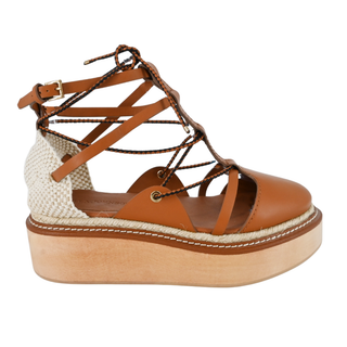 ULLA JOHNSON | Salinas Wooden Platform Espadrilles