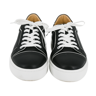 CHRISTIAN LOUBOUTIN | Black & White Leather Sneakers