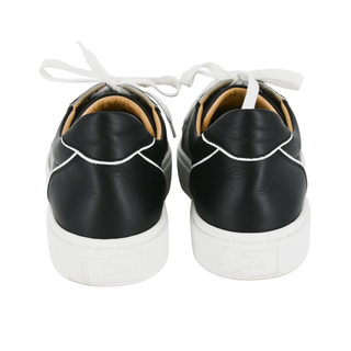 CHRISTIAN LOUBOUTIN | Black & White Leather Sneakers