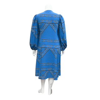 GANNI | Blue Paisley Print Dress