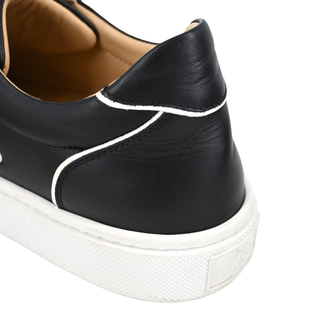 CHRISTIAN LOUBOUTIN | Black & White Leather Sneakers