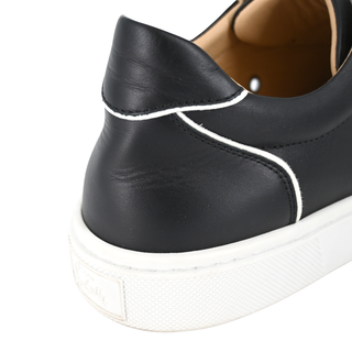 CHRISTIAN LOUBOUTIN | Black & White Leather Sneakers