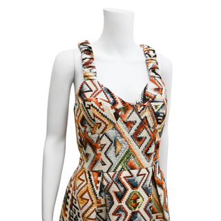 AUTUMN ADEIGBO | Keava Tribal Jacquard Dress