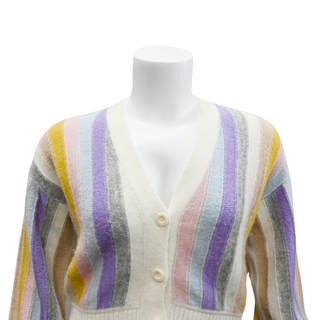 ELEVEN SIX | Naomi Pastel Striped Knit Cardigan