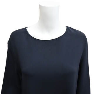 THE ROW | Navy Shift Dress