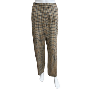 CELINE | Brown Wool Checker Pant