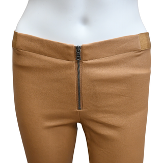 ALICE + OLIVIA | Camel Tan Lamb Leather Skinny Pants