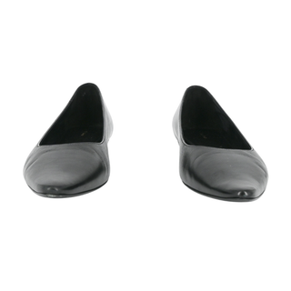 THE ROW | Black Pointed Leather Flats