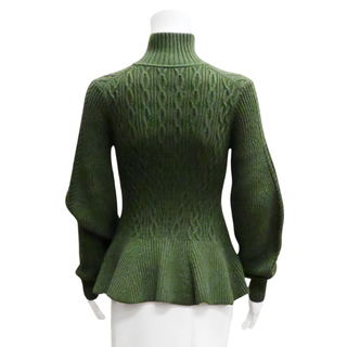 SIMKHAI | Susanna Peplum Polo Sweater