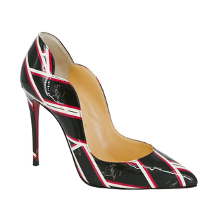 CHRISTIAN LOUBOUTIN | Printed Patent Pumps