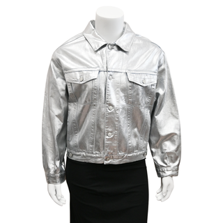 AGOLDE | Charli Metallic Trucker Jacket