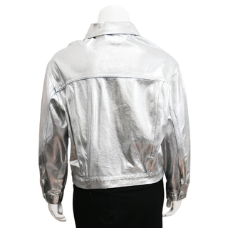 AGOLDE | Charli Metallic Trucker Jacket